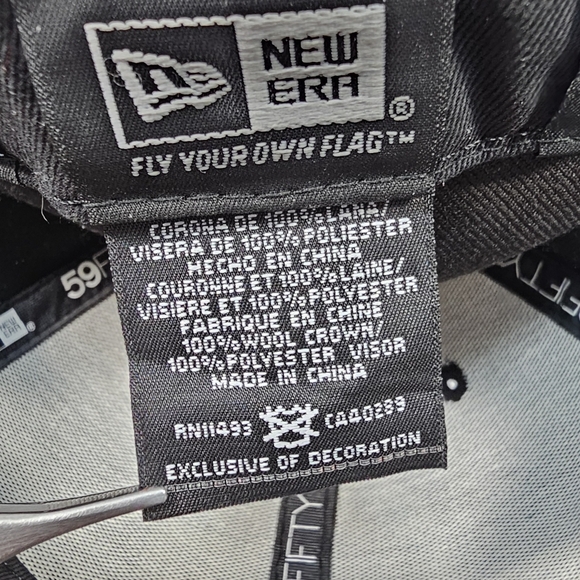 NBA Brooklyn Nets Hat Cap New Era 59Fifty Fitted Men’s Size 7 1/4(57.7 cm) Wool - Picture 8 of 9